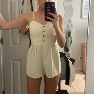 Pastel Yellow Romper